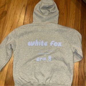 White Fox Boutique Gray Hoodie